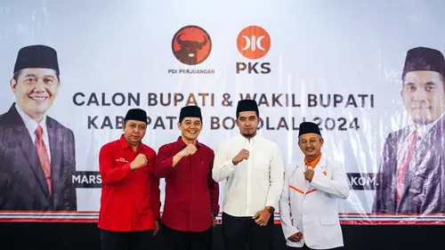 PDI Perjuangan dan PKS Berkoalisi Hadapi Adik Mantan Ajudan Jokowi di Pilkada Boyolali