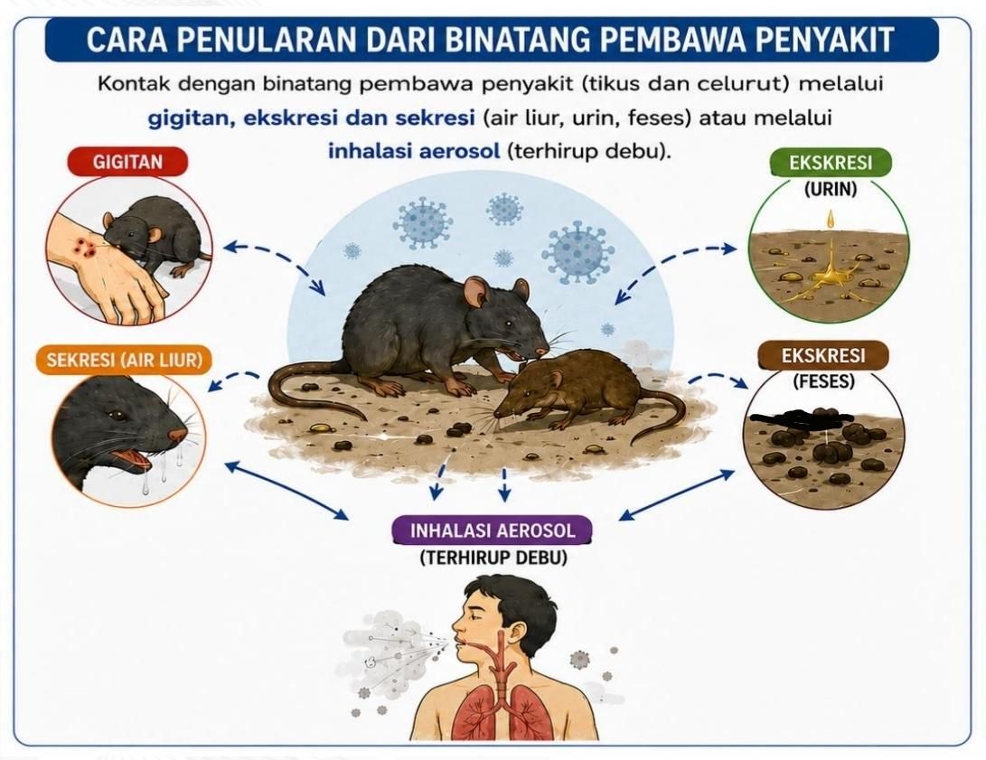 Jangan Salah! Ini Perbedaan Pes, Leptospirosis dan Hantavirus yang Sama-Sama Ditularkan Tikus