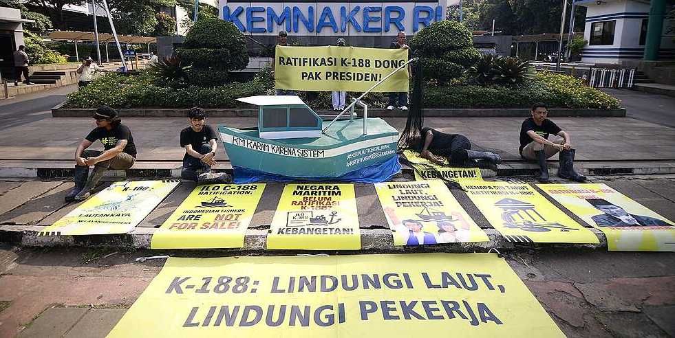 Hari Buruh: Nelayan dan Pekerja Kapal Perikanan Tuntut Ratifikasi KILO 188