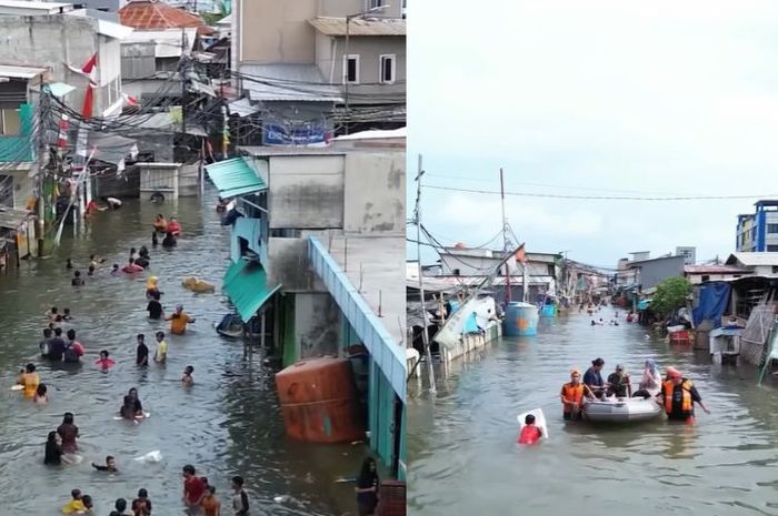 Penurunan Tanah, Kenaikan Permukaan Air Laut dan Perubahan Iklim Perburuk Banjir Rob di Jakarta