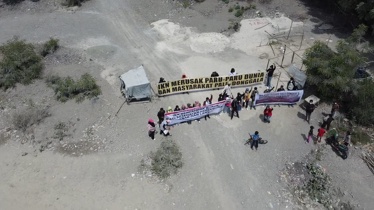 Berdampak pada Kesehatan Warga Palu-Donggala, Tambang Batu dan Pasir untuk Pembangunan IKN Diprotes