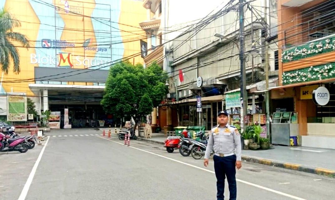Penertiban Parkir Ilegal di Blok M Square, Jakarta Selatan