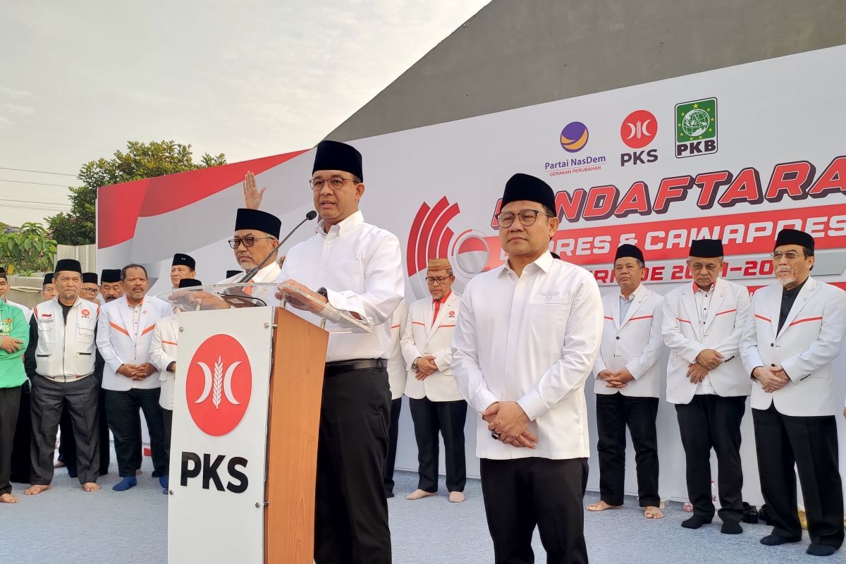 Pasangan Anies dan Cak Imin Resmi Mendaftar sebagai Capres/Cawapres di Pilpres 2024