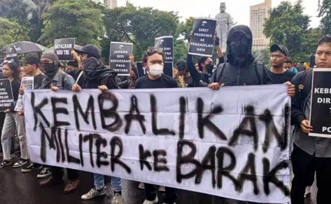 Unjuk Rasa Menolak Pengesahan UU TNI Kembali Berlangsung di Sejumlah Daerah