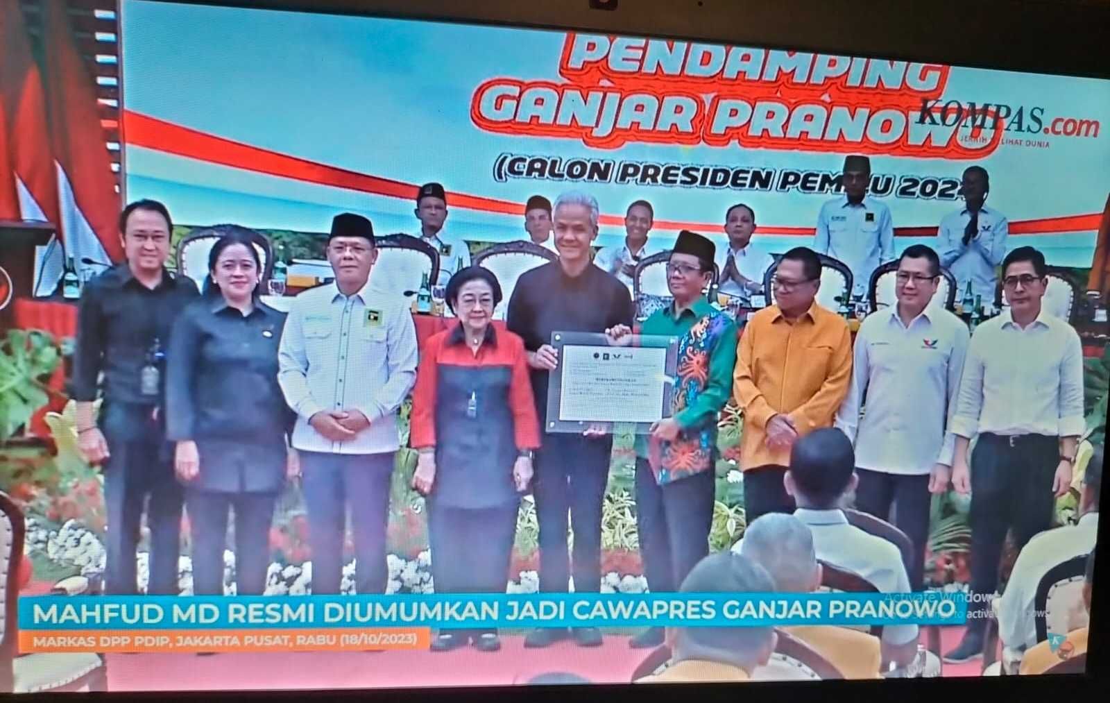 Menakar Peluang Pasangan Ganjar dan Mahfud MD di Pemilu 2024