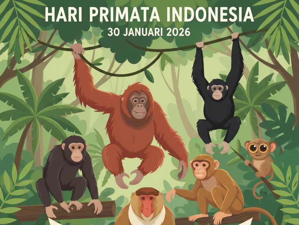 Hari Primata Indonesia: Pentingnya Menjaga Keberadaan Primata di Habitat Aslinya