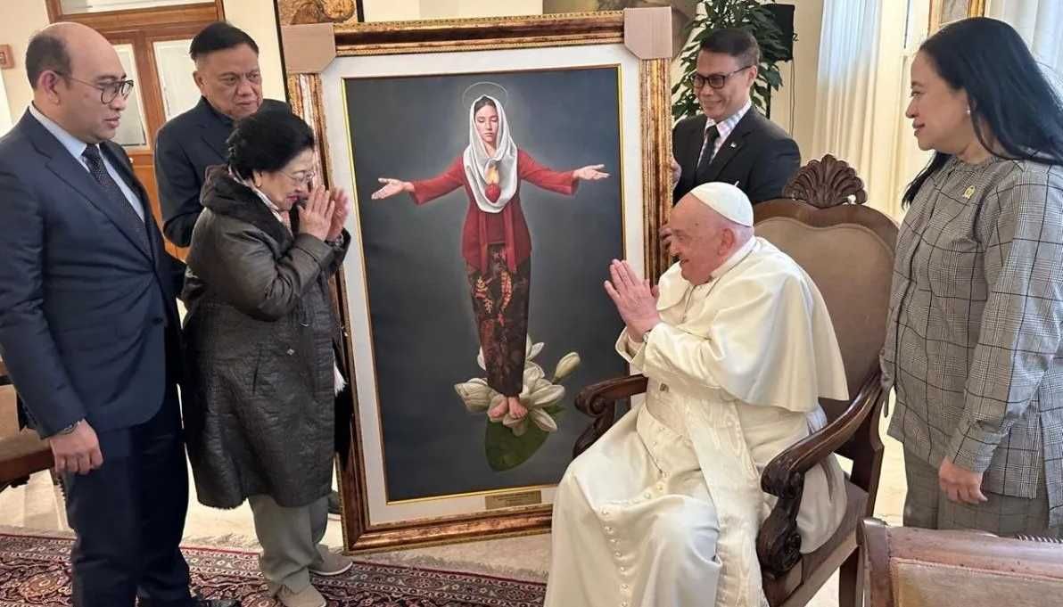 Bertemu Paus Fransiskus, Megawati Diskusikan Isu Pemanasan Global