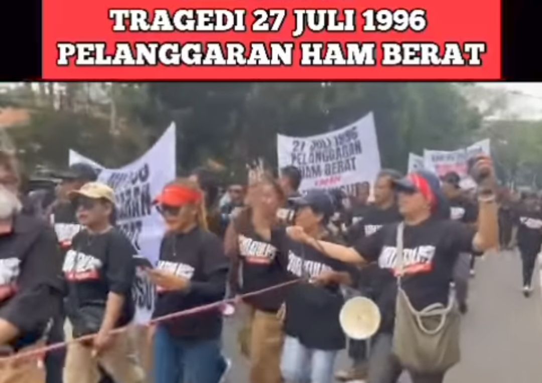 28 Tahun Peristiwa Kudatuli: Sisakan Tanda Tanya Mengapa Tak Masuk Pelanggaran HAM Berat