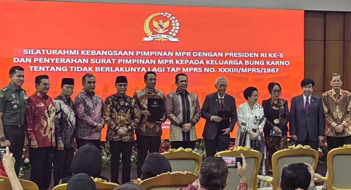 MPR Tetapkan TAP MPRS XXXIII Tak Lagi Berlaku, Keluarga Soekarno Tak Akan Tuntut Keadilan di Muka Hukum
