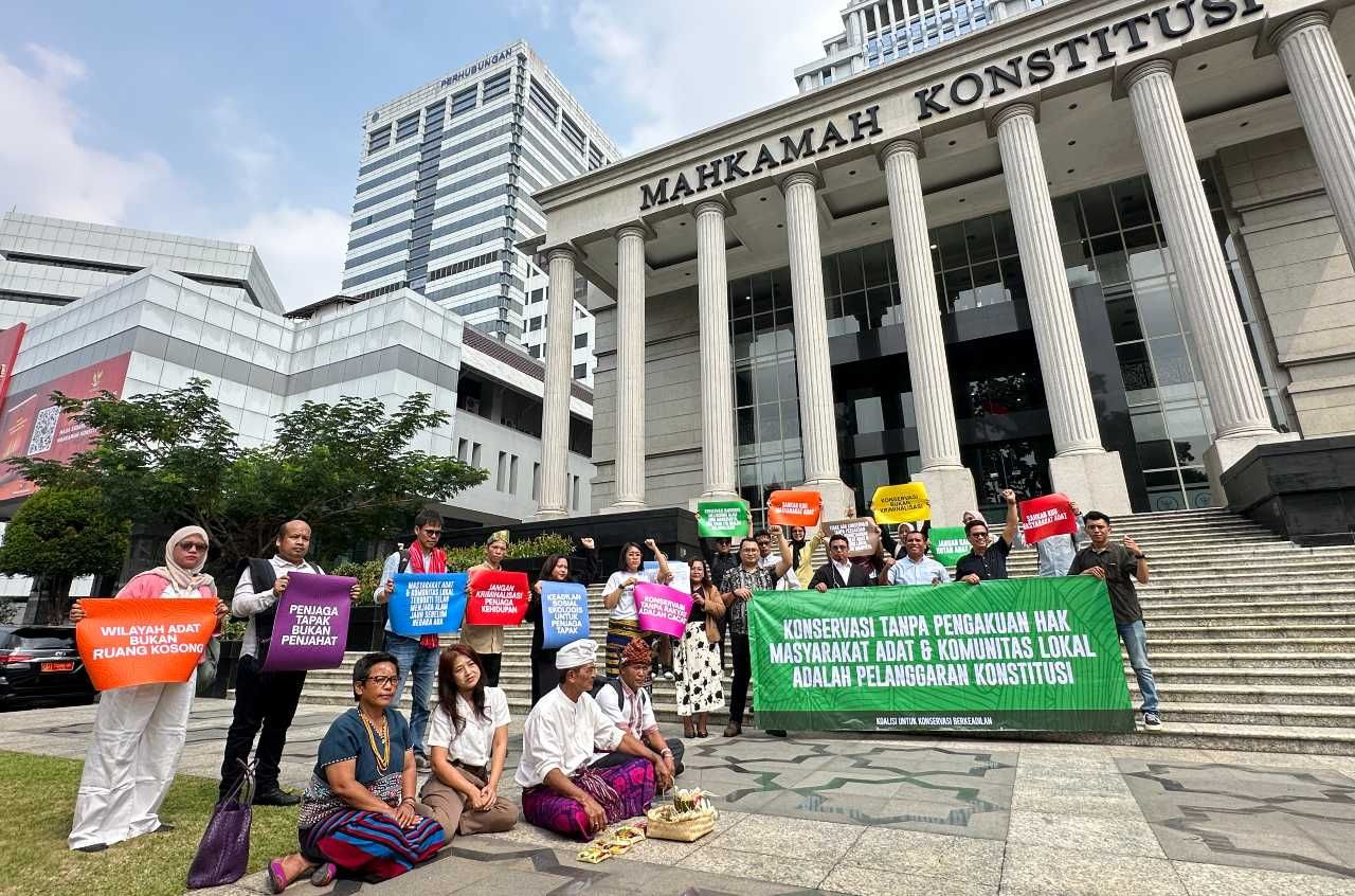 Aliansi Masyarakat Adat Nusantara Layangkan Permohonan Uji Materiil UU KSDAHE Karena Dinilai Berpotensi Pinggirkan Masyarakat