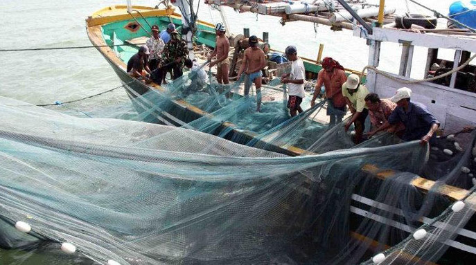 9 Kapal Nelayan Ditangkap di Perairan Kep. Seribu Karena Gunakan Alat Tangkap Cantrang yang Dilarang