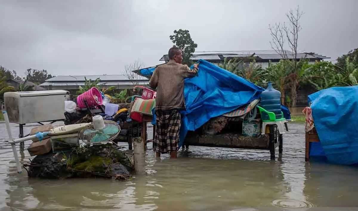 Hujan Deras Picu Banjir di 45 Desa di Grobogan