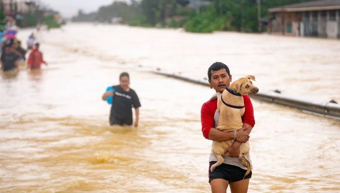Banjir di Thailand Selatan Mulai Surut, Jumlah Korban Meninggal Capai 78 Orang