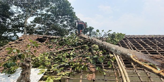 Angin Puting Beliung Terjang Sukabumi, Ratusan Orang Terdampak