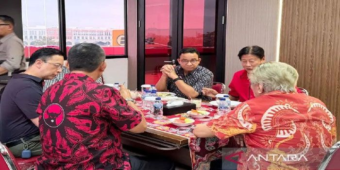 Usai Disinggung Megawati Dalam Pidato, Anies Kunjungi Kantor DPD PDIP Jakarta