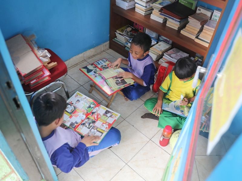 Jumlah Titik Baca di Jakarta Meningkat Pesat