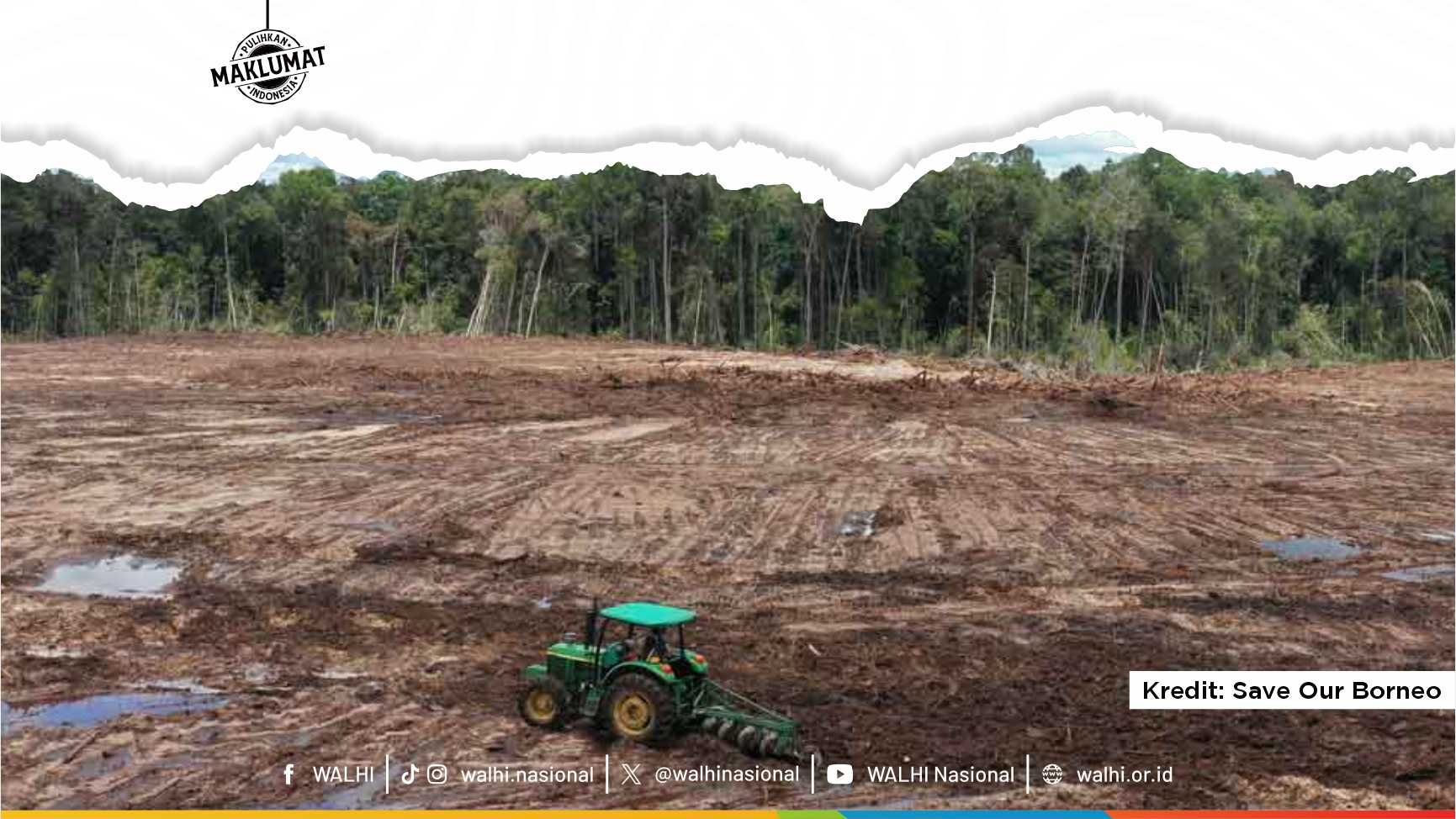 Ini Bahayanya Jika Pemerintah Bersikeras Membuka 20 Juta Hektare Lahan untuk Pangan dan Energi