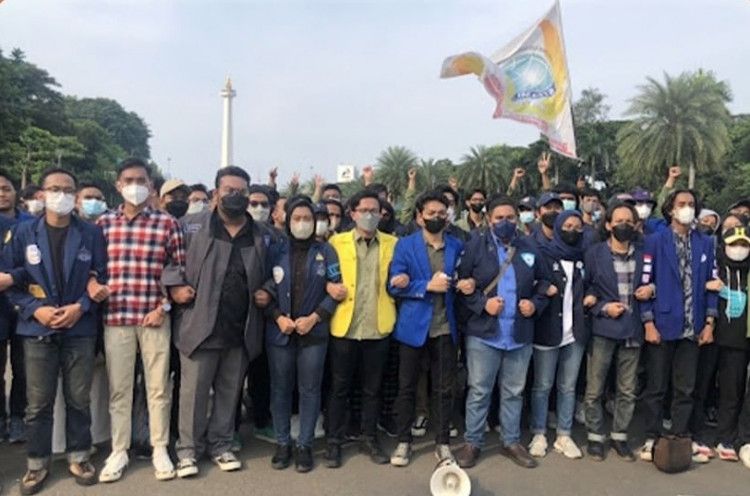Unjukrasa Mahasiswa Se-Indonesia Kritisi Kebijakan Jokowi yang Tidak Memihak Rakyat