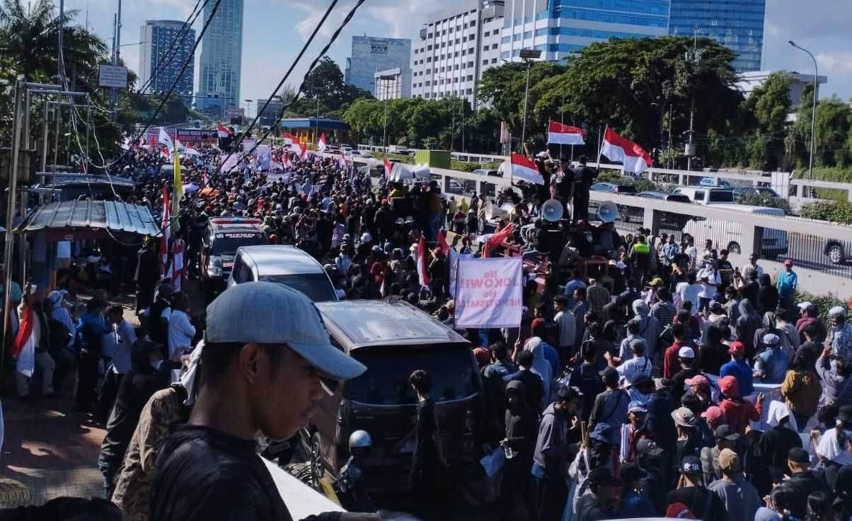 Politisi PDI Perjuangan Terima Pengunjukrasa Pendukung Hak Angket untuk Melakukan Audiensi