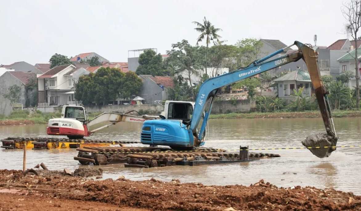 Pemkot Jakarta Selatan Bangun Embung untuk Kurangi Dampak Banjir di Srengseng Sawah
