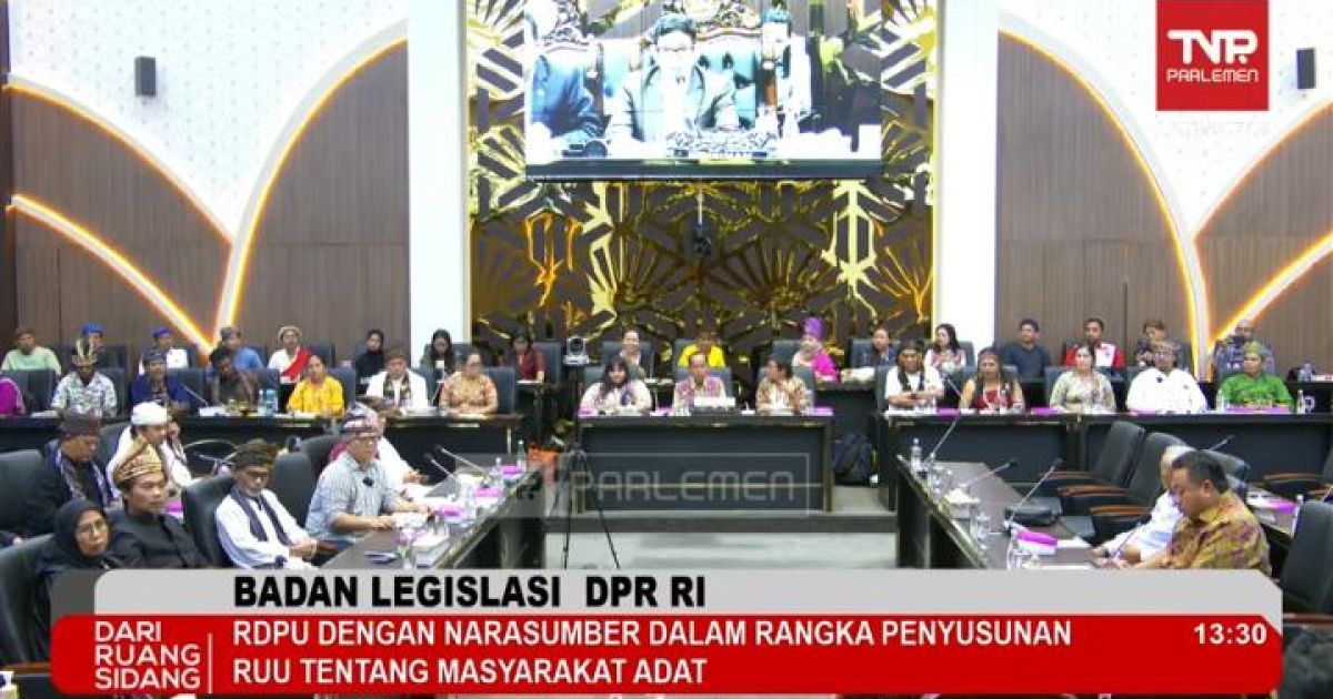 Pembahasan RUU Masyarakat Adat: Koalisi Masyarakat Adat dan Baleg DPR Berbeda Pendapat Soal Mekanisme Pengakuan