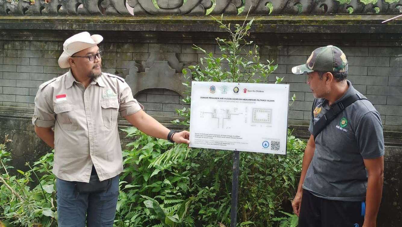 Atasi Krisis Air di Bali: Yayasan Idep dan PNB Bali Perbanyak Sumur Pemanenan Air Hujan