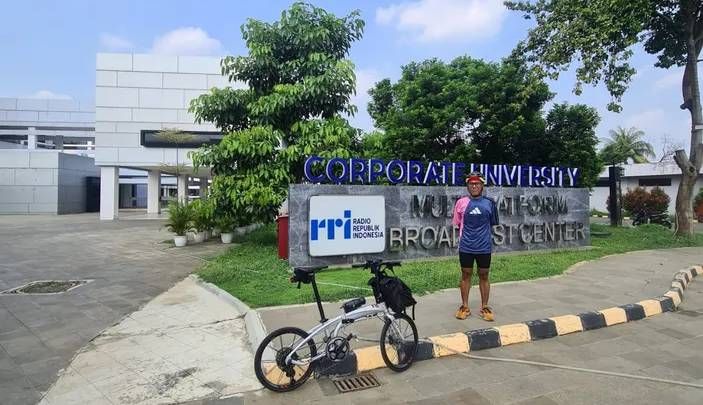 Peringati Hari Kemerdekaan: Laki-laki Ini Lakukan Gowes 79 Tahun Indonesia Jakarta-Semarang