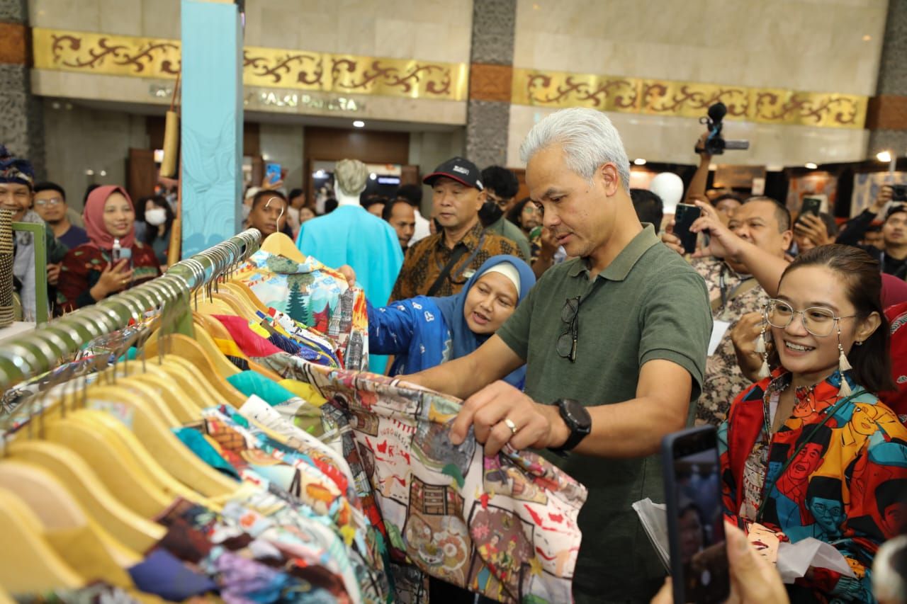 Kunjungi Inacraft, Ganjar Pranowo Dicurhati Pengrajin UMKM