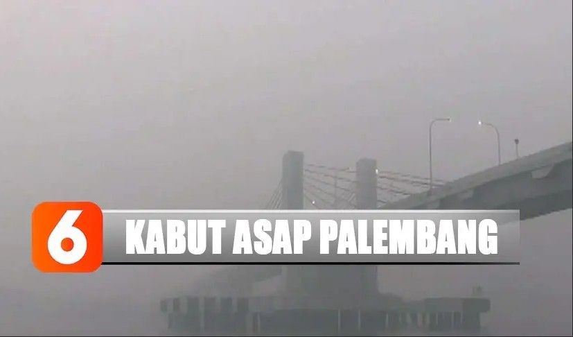 Kebakaran Lahan di Sumsel Meningkat, Kualitas Udara Kota Palembang Masuk Kategori Membahayakan