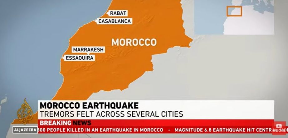 Gempa 7,2 SR Guncang Maroko, Tewaskan Lebih 1000 Orang