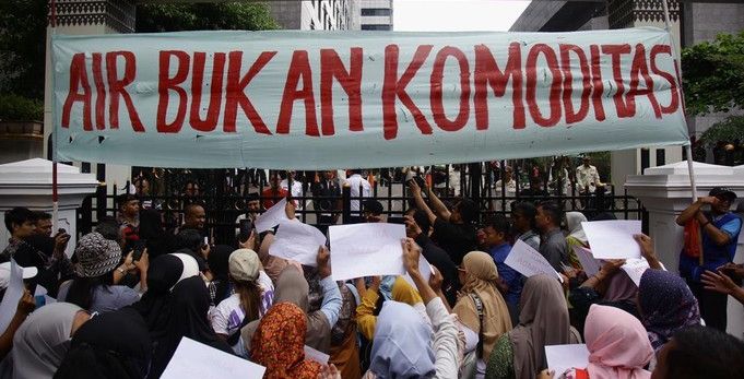 Jaringan Rakyat Miskin Kota Tolak Privatisasi PAM Jaya