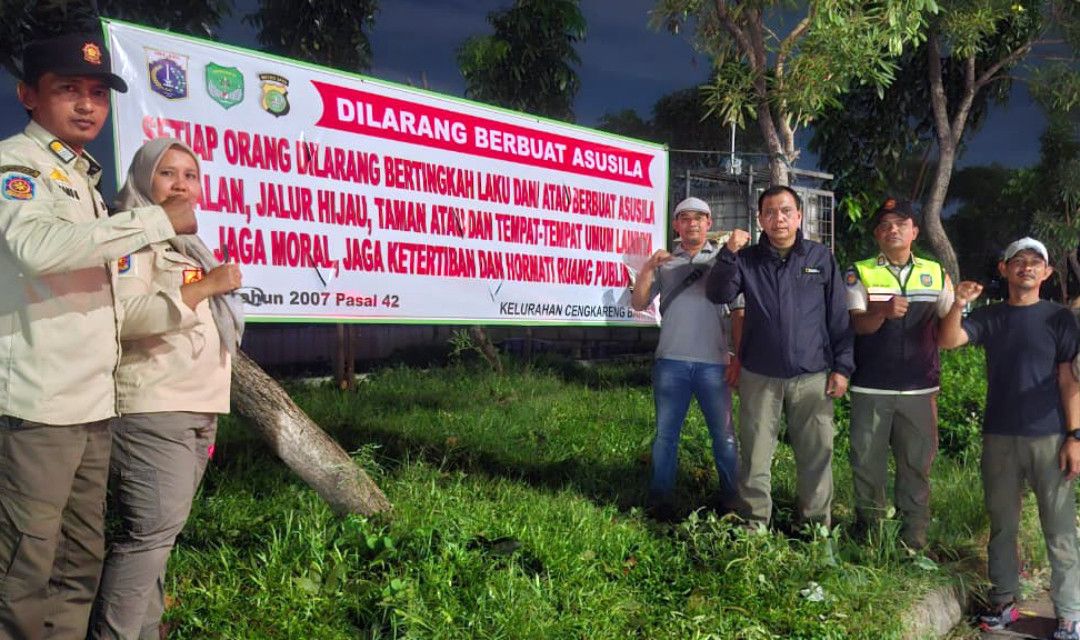 Pengawasan Taman di Sepanjang Jalan Daan Mogot, Cengkareng Diintensifkan