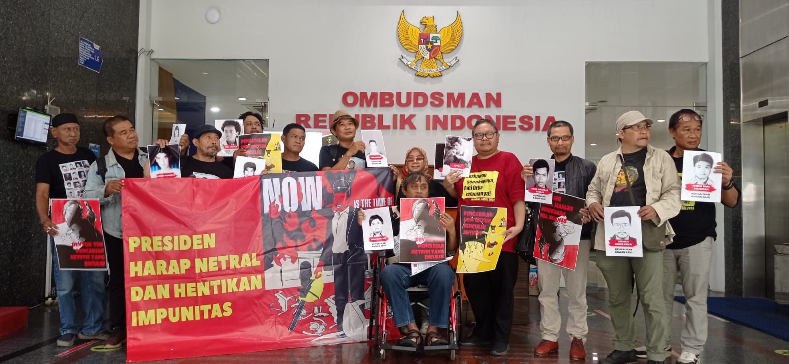 Kasus Pelanggaran HAM Masih Mangkrak, Aktivis Pro Demokrasi Adukan Presiden Jokowi ke Ombudsman