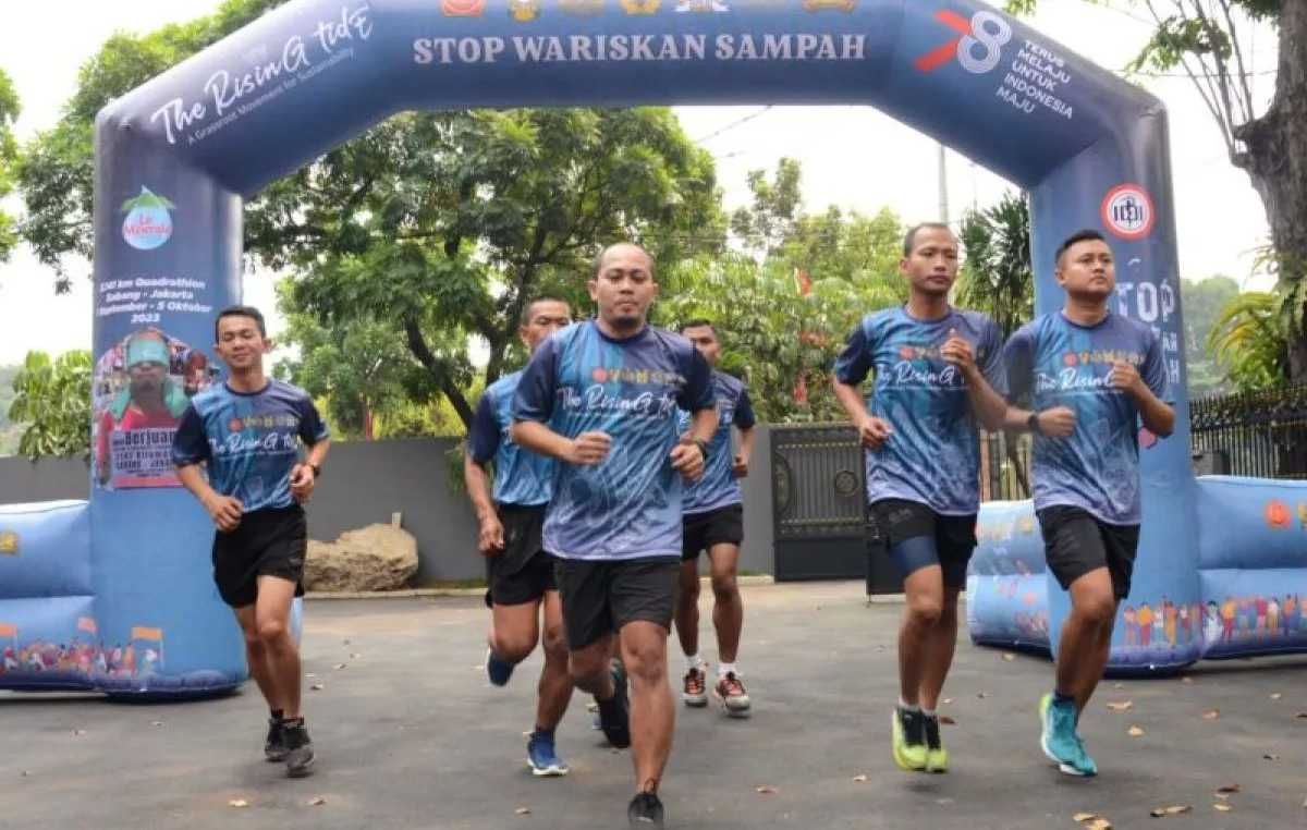 Kampanye Kurangi Sampah The Rising Tide Kembali Hadir, Tempuh Jarak 3.141 Kilometer Secara Quadrathlon