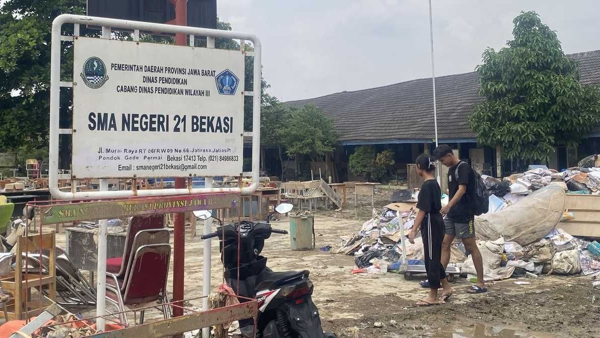 Banjir Besar di Bekasi Akibatkan 114 Sekolah Rusak