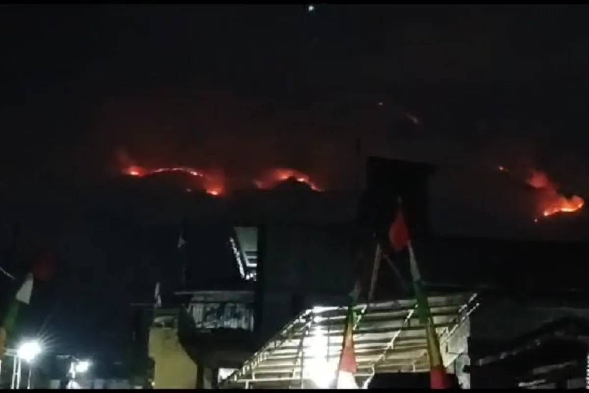 Ganjar Pranowo Minta BNPB Datangkan Helipkoter untuk Padamkan Kebakaran di Gunung Sumbing