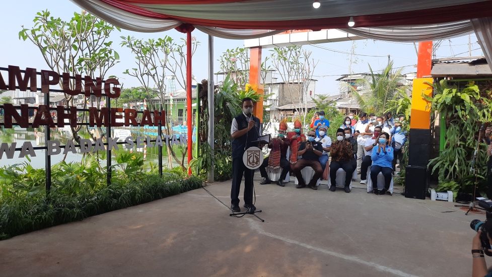 Rampung Ditataulang, Kampung Tanah Merah Resmi Berganti Nama Jadi Tanah Harapan